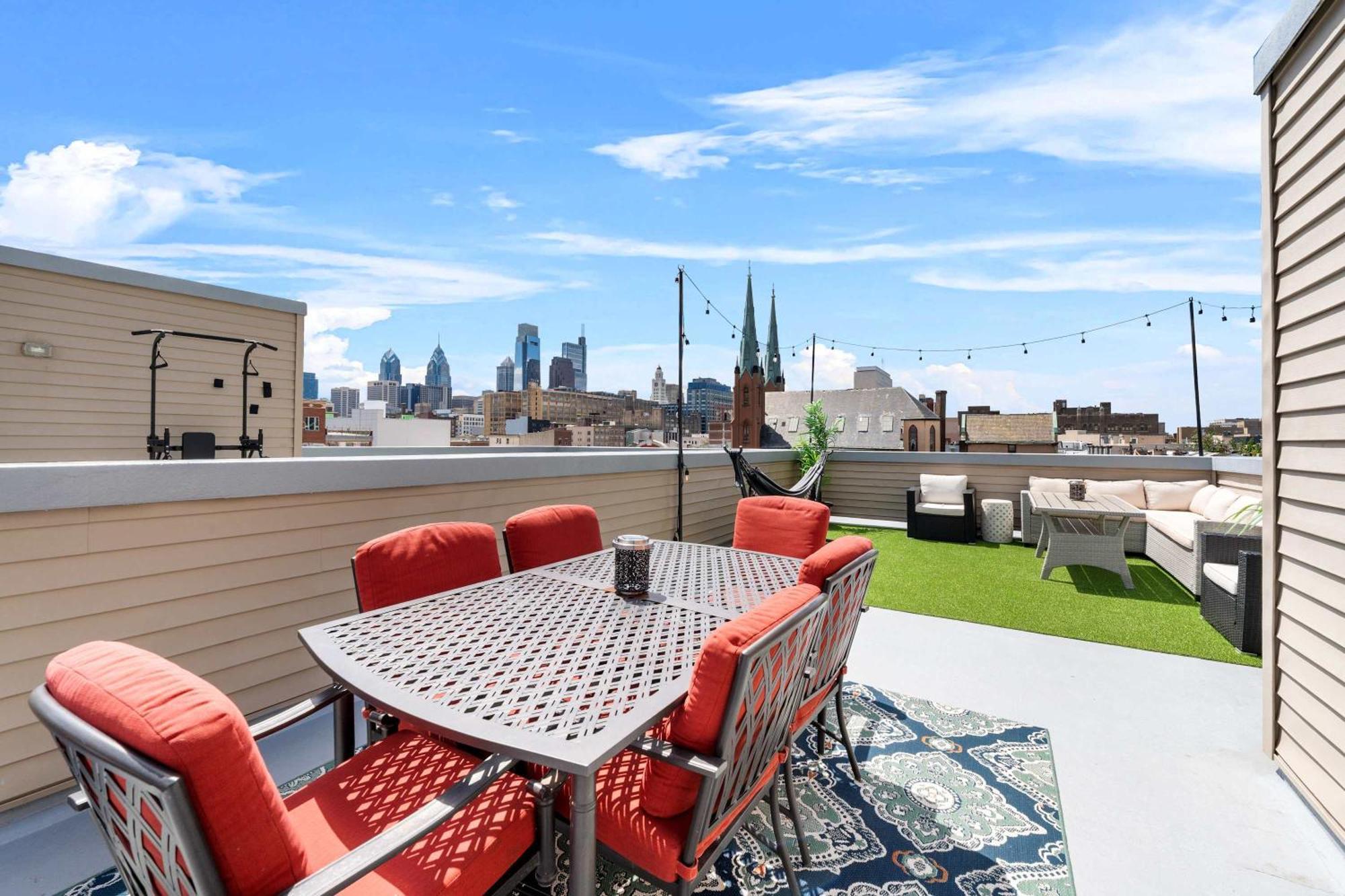 Вилла Brand New Dbl Unit Roofdeck Outdoor Patio Филадельфия Экстерьер фото