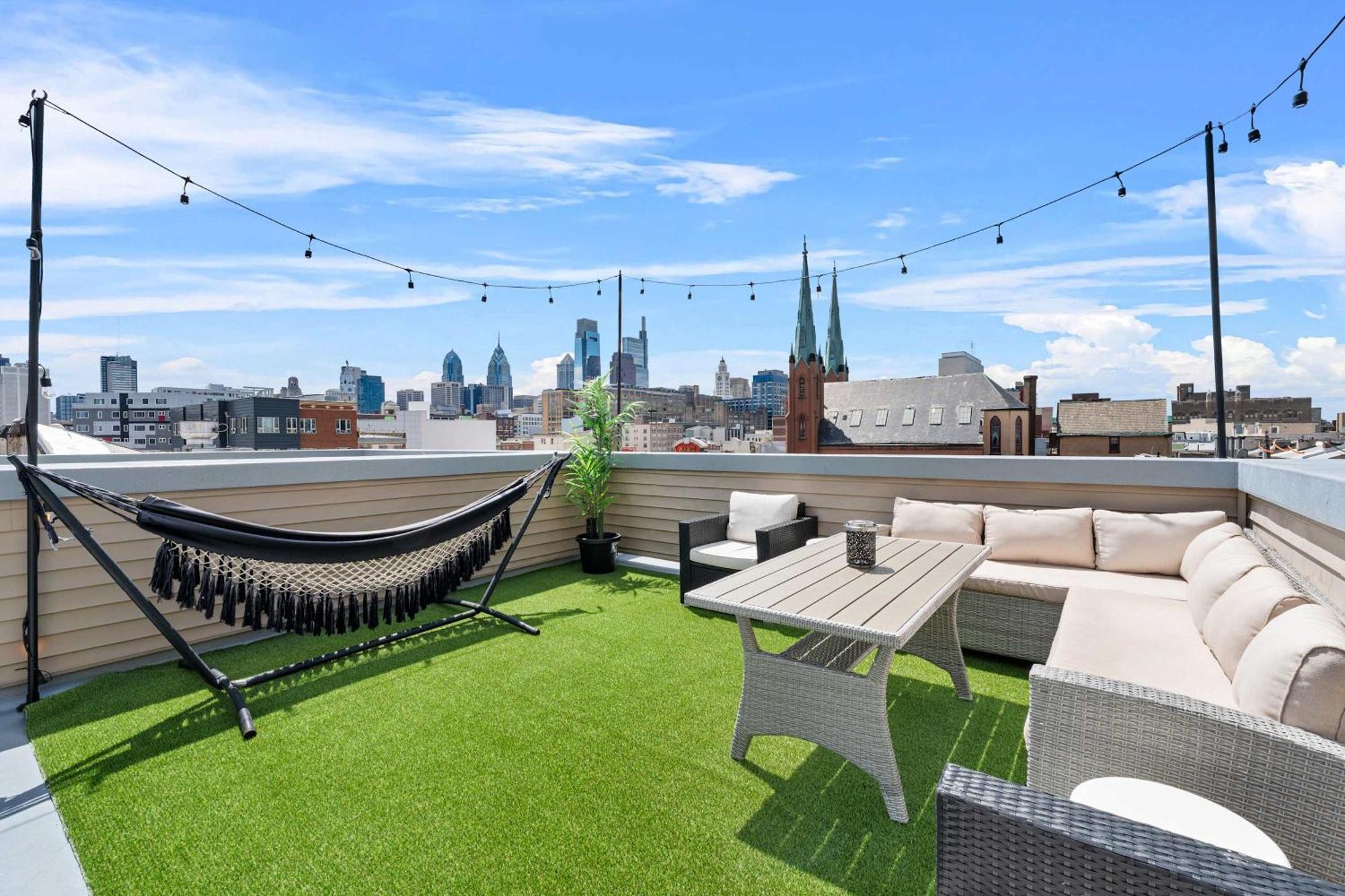 Вилла Brand New Dbl Unit Roofdeck Outdoor Patio Филадельфия Экстерьер фото