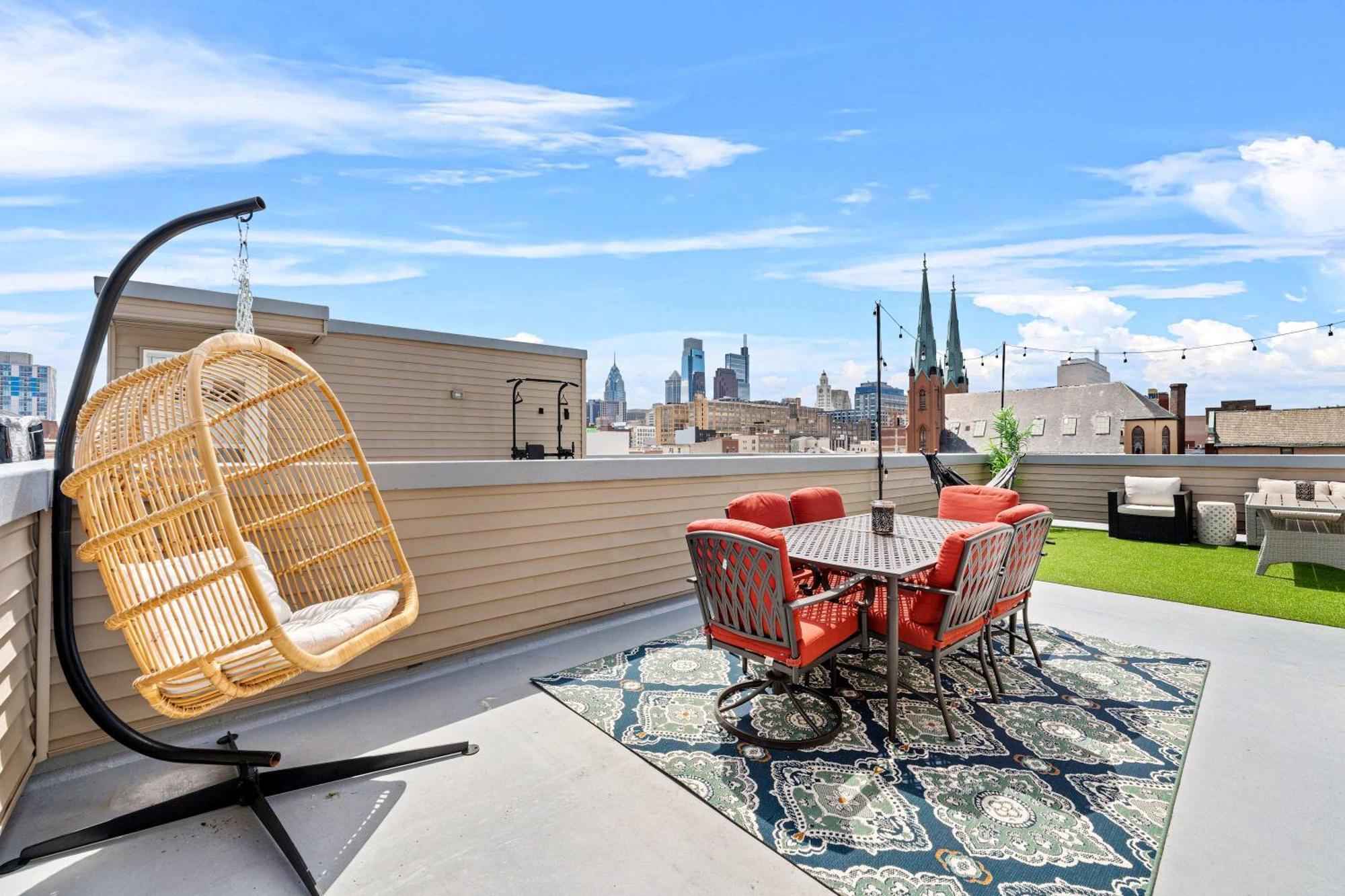 Вилла Brand New Dbl Unit Roofdeck Outdoor Patio Филадельфия Экстерьер фото